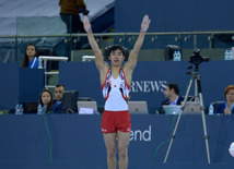 Bakıda idman gimnastikası üzrə Dünya Kuboku yarışlarının ilk günü start götürüb. Azərbaycan, 19 fevral, 2016